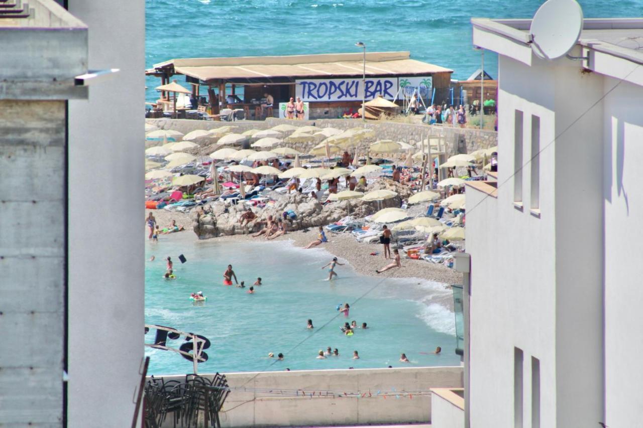 1Bd Sea View Apts Veliki Pjesak "Hajrudin" Dobra Voda Extérieur photo